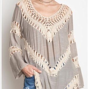 Umgee chrochet top